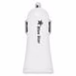 Chargeur Voiture - Blanc - Charge Rapide - USB 2A - LED Indicateur - 40g