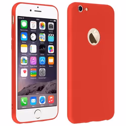 Coque - Forcell - iPhone 6/6S - Silicone Gel Souple - Rouge - Soft Touch