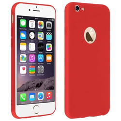 Coque - Forcell - iPhone 6/6S - Silicone Gel Souple - Rouge - Soft Touch