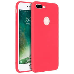 Coque - FORCELL - iPhone 7 Plus / 8 Plus - Silicone Gel - Soft Touch - Rouge