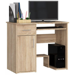 AKORD Furniture Factory IP0PJAYDAB002 bureau d'ordinateur Couleur chêne