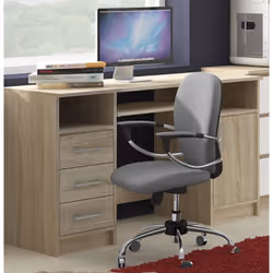 AKORD Furniture Factory IP0PANADAB003 bureau d'ordinateur Couleur chêne - Vue supplémentaire 6