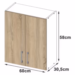 AKORD Furniture Factory KS0PLIMBIA006 Armoire de rangement de salle à manger et de cuisine - Vue supplémentaire 4