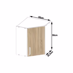 AKORD Furniture Factory KS0PLIMBIA009 Armoire de rangement de salle à manger et de cuisine - Vue supplémentaire 4