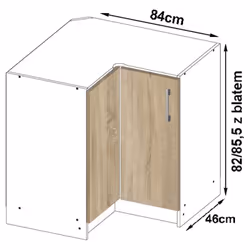 AKORD Furniture Factory KS0PLIMBIA010 Armoire de rangement de salle à manger et de cuisine - Vue supplémentaire 4