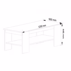 AKORD Furniture Factory SPKPKAMBIA001 Table à café, latérale et de salon