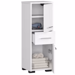 AKORD Furniture Factory OP0LLAZBIA002 armoire de rangement de salle de bain Blanc