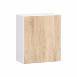 AKORD Furniture Factory KS0PLIMBIA017, 1 portes(s), 2 étagères, Blanc, Porte à charnière, 16 mm, 305 mm