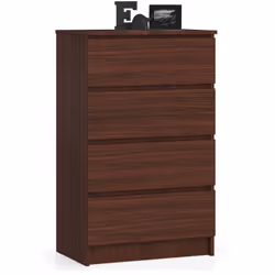 AKORD Furniture Factory OP0LK-6VEN003, Wenge, 4 tiroir(s), Mat, 16 mm, 51 cm, 400 mm