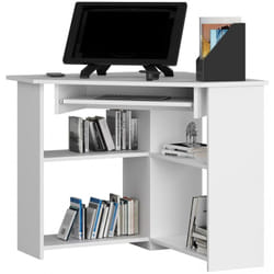 AKORD Furniture Factory IP0PTEDBIA001 bureau d'ordinateur Blanc