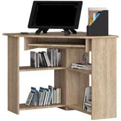 AKORD Furniture Factory IP0PTEDDAB003 bureau d'ordinateur Couleur chêne