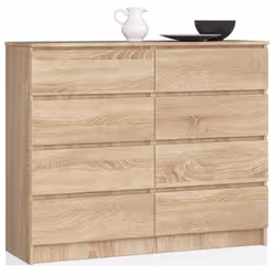 AKORD Furniture Factory OP0LK-1DAB003, Chêne, 8 tiroir(s), Mat, 16 mm, 51 cm, 400 mm