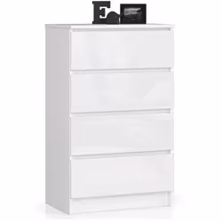 AKORD Furniture Factory OP0LK-6.001, Blanc, 4 tiroir(s), Brillant, 16 mm, 51 cm, 400 mm
