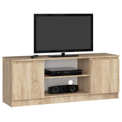 AKORD Furniture Factory OP0LRTVDAB002 Support TV et centre de divertissement 2 étagères