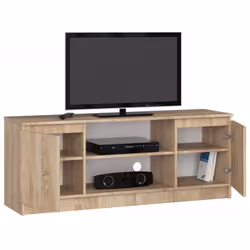 AKORD Furniture Factory OP0LRTVDAB002 Support TV et centre de divertissement 2 étagères