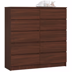 AKORD Furniture Factory OP0LK-1VEN008, Wenge, 10 tiroir(s), Mat, 16 mm, 51 cm, 400 mm