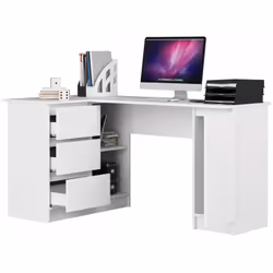 AKORD Furniture Factory IP0PBIUBIA004 bureau d'ordinateur Blanc