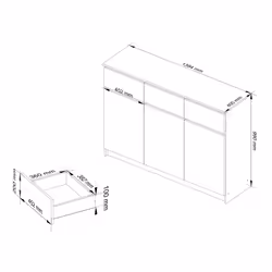 AKORD Furniture Factory OP0LK-1DAB008 Commode