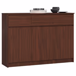 AKORD Furniture Factory OP0LK-1VEN0008, Wenge, 3 tiroir(s), Mat, 6 étagères, 3 portes(s), 16 mm