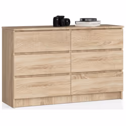 AKORD Furniture Factory OP0LK-1DAB002, Chêne, 6 tiroir(s), Mat, 16 mm, 60 cm, 400 mm