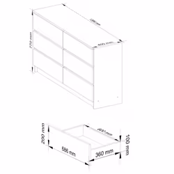 AKORD Furniture Factory OP0LK-1DAB002 Commode
