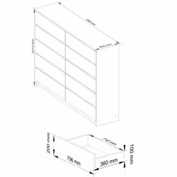 AKORD Furniture Factory OP0LK-1DAB005 Commode
