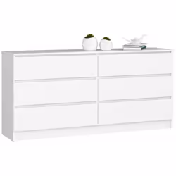 AKORD Furniture Factory OP0LK-1BIA010, Blanc, 6 tiroir(s), Mat, 16 mm, 71 cm, 400 mm