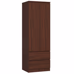 AKORD Furniture Factory SP0PSYSVEN001, Wenge, Armoire, 1 étagères, 2 portes(s), Mat, Porte à charnière