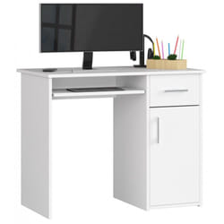 AKORD Furniture Factory IP0PPINBIA001 bureau d'ordinateur Blanc