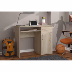 AKORD Furniture Factory IP0PPINDAB001 bureau d'ordinateur Couleur chêne - Vue supplémentaire 6