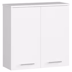AKORD Furniture Factory OP0LLAZBIA005, Blanc, Sur pied, 2 étagères, 2 portes(s), Mat, Porte à charnière