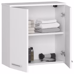 AKORD Furniture Factory OP0LLAZBIA005 armoire de rangement de salle de bain Blanc