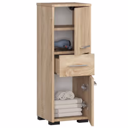 AKORD Furniture Factory OP0LLAZDAB002 armoire de rangement de salle de bain Chêne