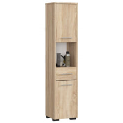 AKORD Furniture Factory OP0LLAZDAB001 armoire de rangement de salle de bain Chêne