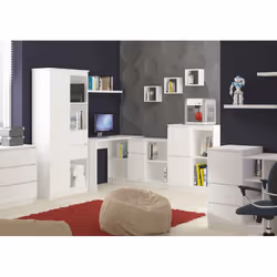 AKORD Furniture Factory IP0PBIUBIA007 bureau d'ordinateur Blanc - Vue supplémentaire 4