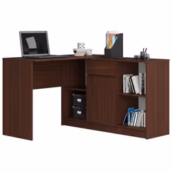 AKORD Furniture Factory OP0LZESVEN002, Wenge, 1 tiroir(s), Mat, 6 étagères, 1 portes(s), 16 mm