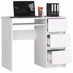 AKORD Furniture Factory IP0PBIUBIA008 bureau d'ordinateur Blanc