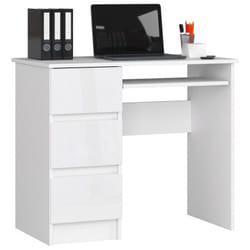 AKORD Furniture Factory IP0PBIUPOL006 bureau d'ordinateur Blanc