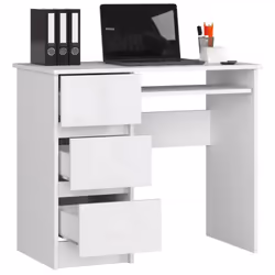 AKORD Furniture Factory IP0PBIUPOL006 bureau d'ordinateur Blanc