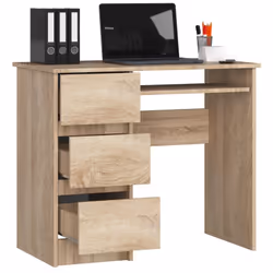 AKORD Furniture Factory IP0PBIUDAB009 bureau d'ordinateur Couleur chêne