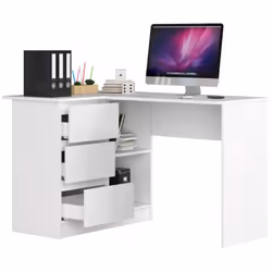 AKORD Furniture Factory IP0P3SPOL0028 bureau d'ordinateur Blanc