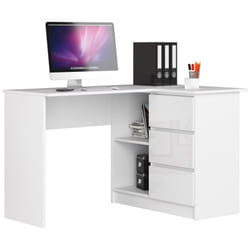AKORD Furniture Factory IP0P3SPOL001 bureau d'ordinateur Blanc