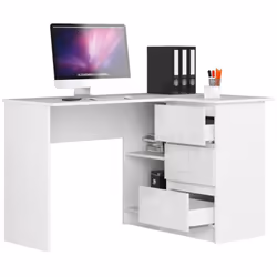 AKORD Furniture Factory IP0P3SPOL001 bureau d'ordinateur Blanc