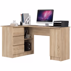 AKORD Furniture Factory IP0PBIUDAB005, Coin, Mat, Couleur chêne, 3 tiroir(s), 850 mm, 1550 mm