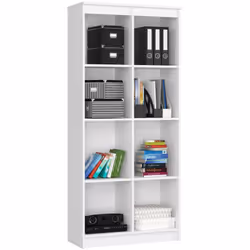 AKORD Furniture Factory RP0PREGBIA006, Blanc, 8 étagères, Mat, 16 mm, 350 mm, 800 mm