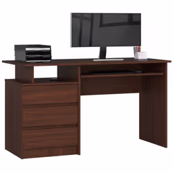 AKORD Furniture Factory IP0PBIUVEN001, Droit, Forme rectangulaire, Mat, Bois, 3 tiroir(s), 600 mm