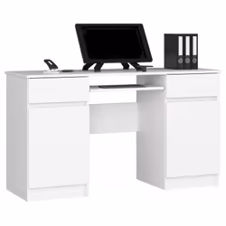 AKORD Furniture Factory IP0PBIUBIA003, Droit, Forme rectangulaire, Mat, Blanc, 2 tiroir(s), 500 mm