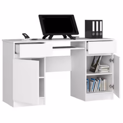 AKORD Furniture Factory IP0PBIUBIA003 bureau d'ordinateur Blanc