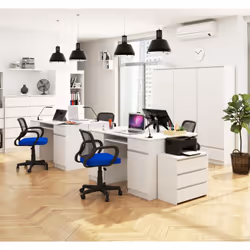 AKORD Furniture Factory IP0PBIUBIA003 bureau d'ordinateur Blanc - Vue supplémentaire 6