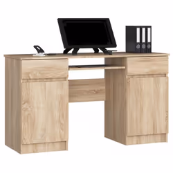AKORD Furniture Factory IP0PBIUDAB004, Droit, Forme rectangulaire, Mat, Couleur chêne, 2 tiroir(s), 500 mm